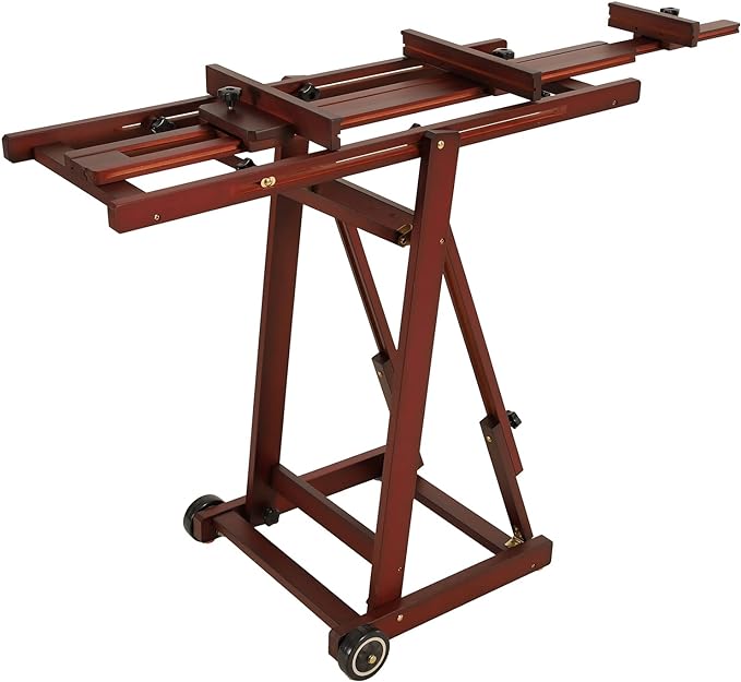 Versatile Studio H-Frame Artist Easel-Walnut