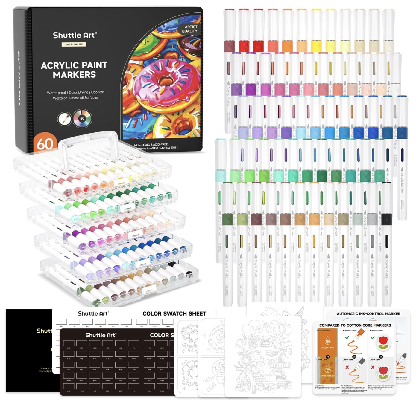 Acrylic Markers by Shuttle Art